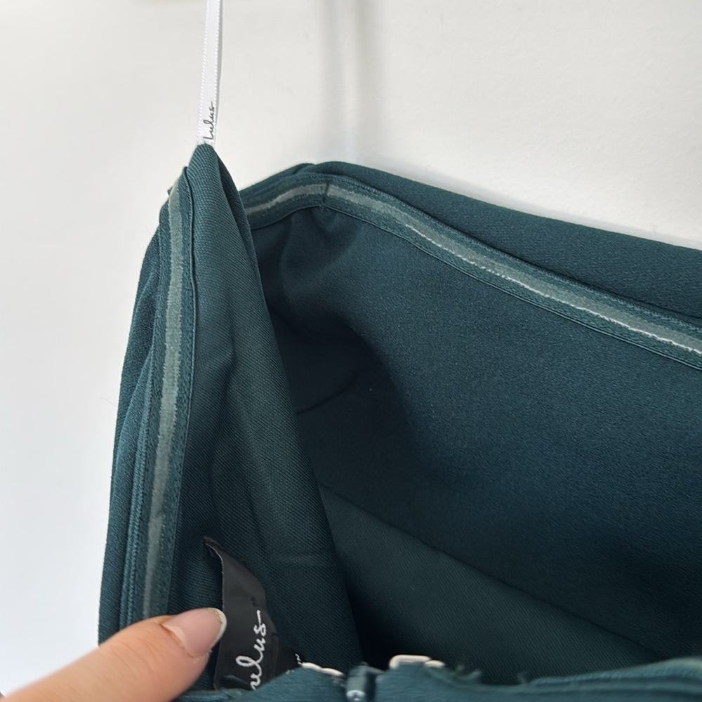 Lulu's Marvelous Entrance Emerald Green Pleated Strapless Maxi Dress - Size S - Picture 9 of 11